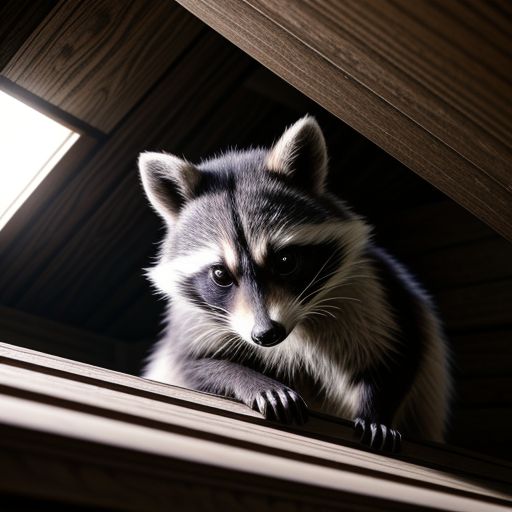 Raccoon in Attic