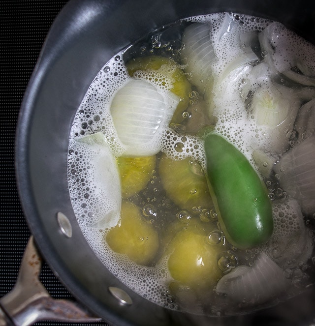 Here are four different ways to make Salsa Verde - I typically use the oven to roast the tomatillos but the broiler comes in a strong second. mexicanplease.com