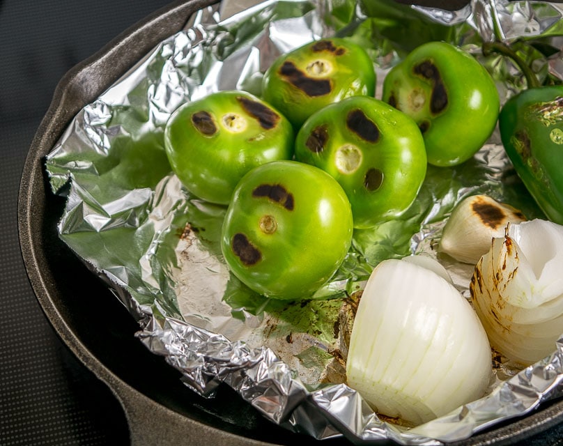 Here are four different ways to make Salsa Verde - I typically use the oven to roast the tomatillos but the broiler comes in a strong second. mexicanplease.com