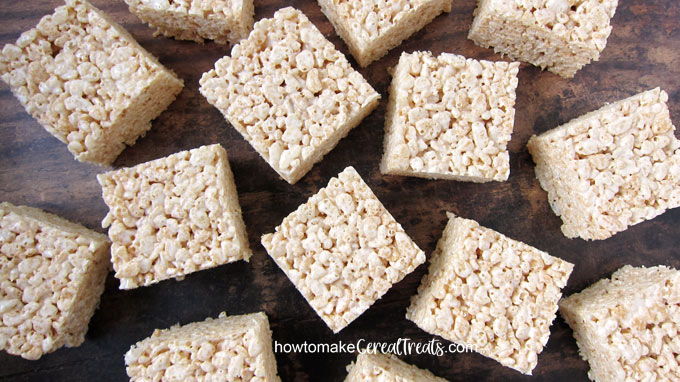 rice krispie treats can be made using marshmallow creme