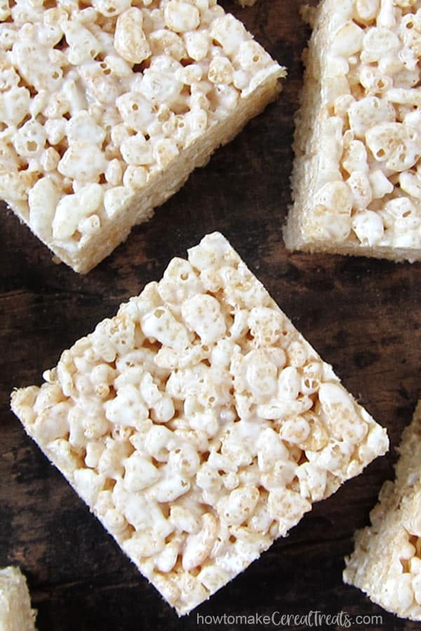 marshmallow cream rice crispy squares
