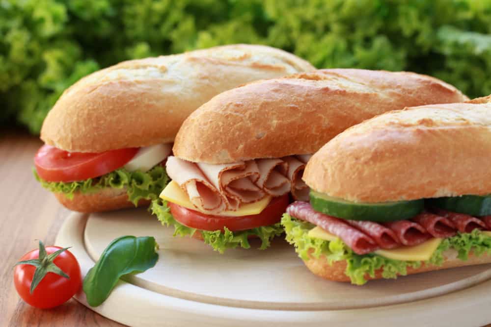 Three Sandwiches