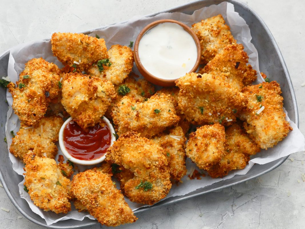 CRISPY AIR FRIED CHICKEN NUGGETS