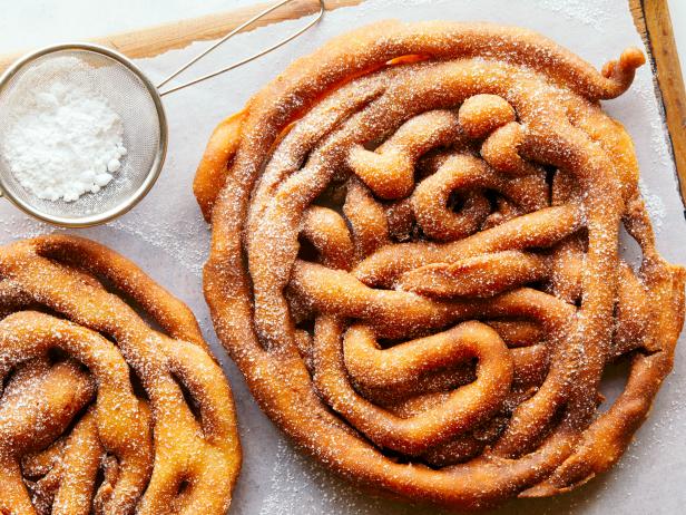 Homemade funnel cake