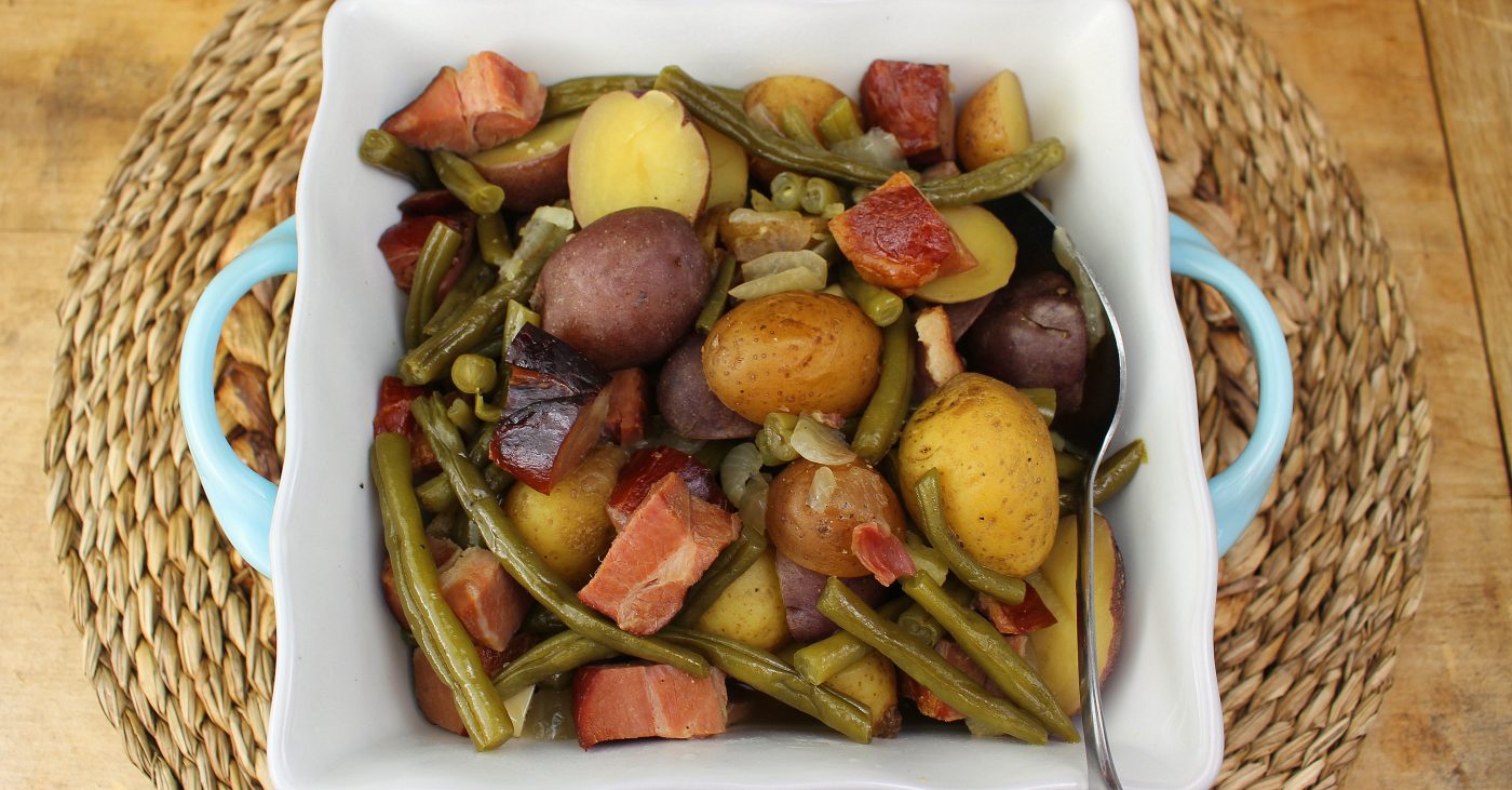 Ham, Green Beans and Potatoes Crockpot Recipe