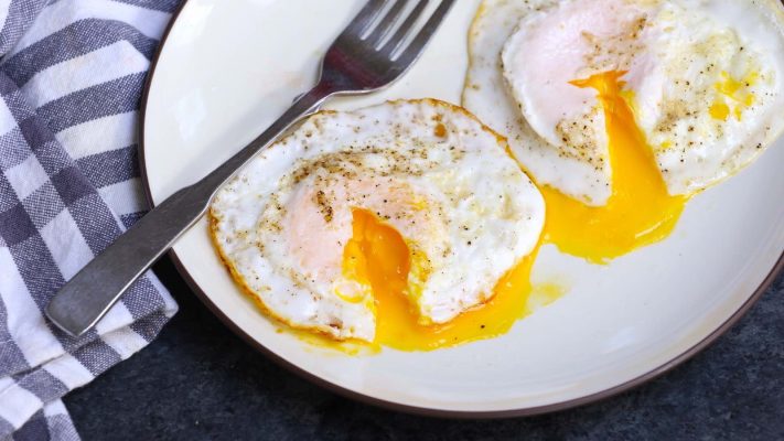 How to make over medium eggs at home