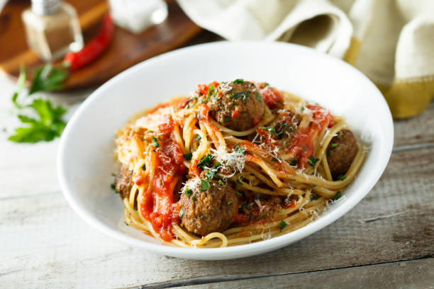 homemade meatballs for spaghetti