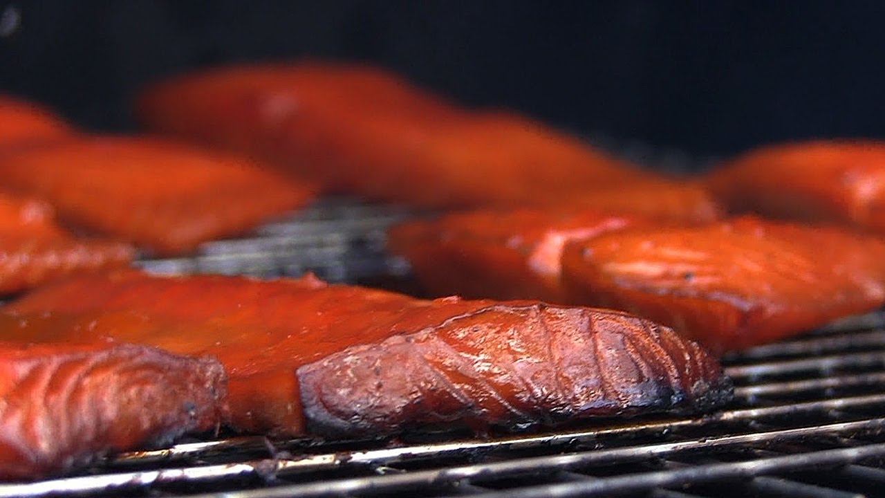 You don't wrap salmon in foil when smoking