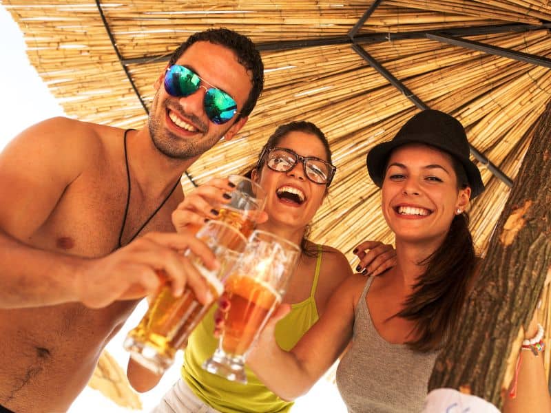 Drinking in the Bahamas