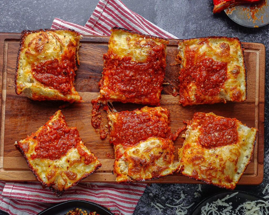Homemade Detroit Style Pizza Recipe