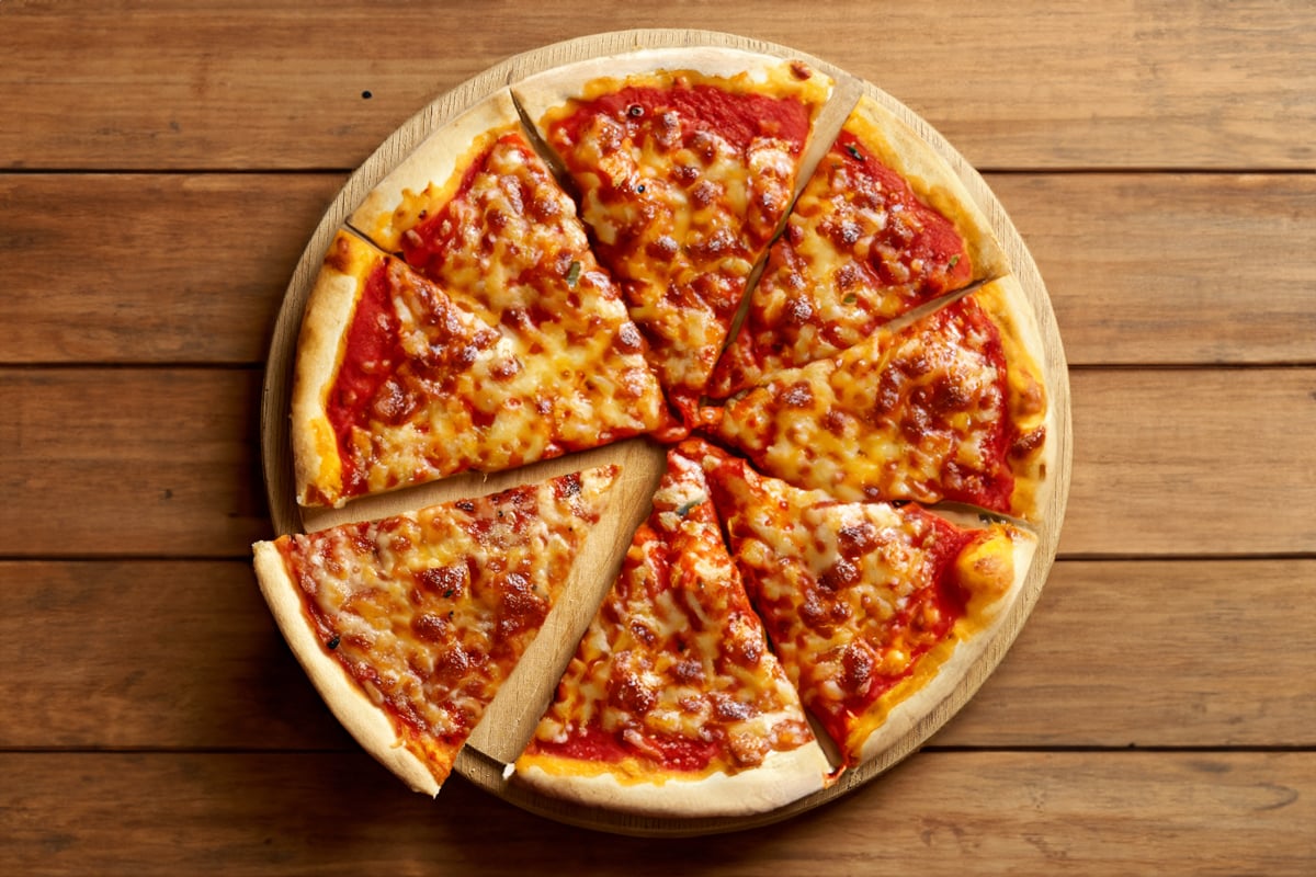 Sliced Pizza Pie