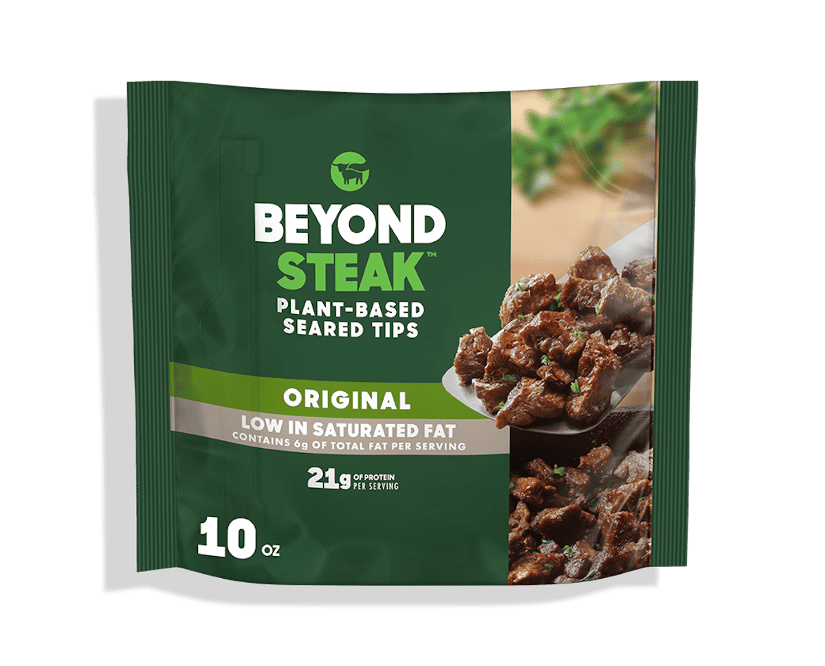 Beyond Steak Tips in a bag.