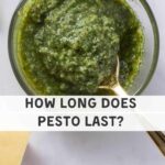 How long does pesto last in the fridge?