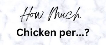 How Much Chicken? Converting Between Pounds, Grams and Cups for Recipes