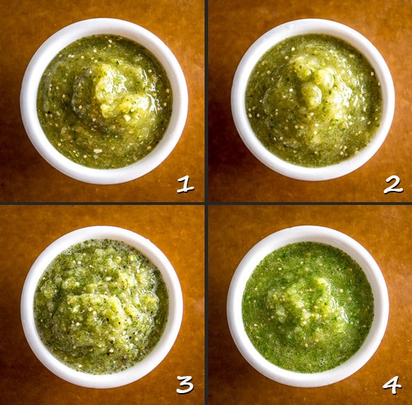 Here are four different ways to make Salsa Verde - I typically use the oven to roast the tomatillos but the broiler comes in a strong second. mexicanplease.com