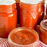 Home Canned Pizza Sauce (from frozen or fresh tomatoes)