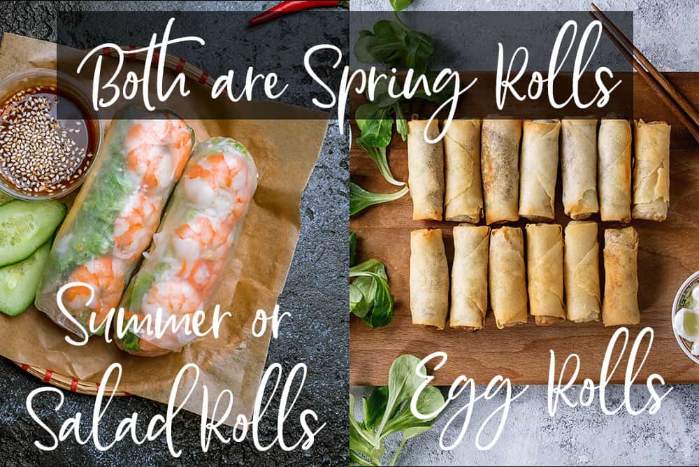 spring roll vs salad roll