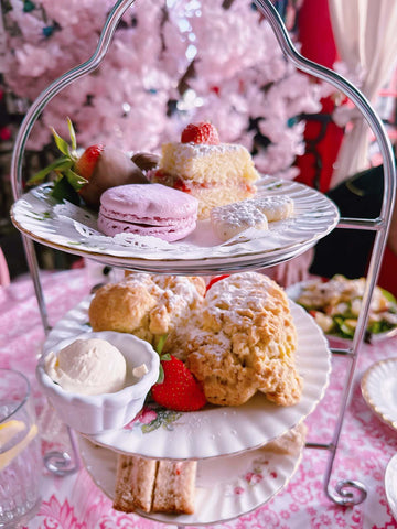 Afternoon tea pastries