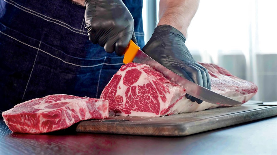 cut raw meat